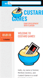 Mobile Screenshot of custardgames.com